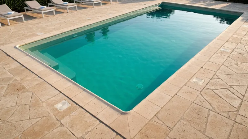 Bordures en pierre pour les piscines : sécurité et décoration