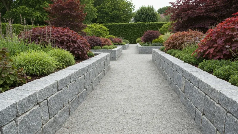 Utilisation de bordures en pierre dans le jardinage paysager